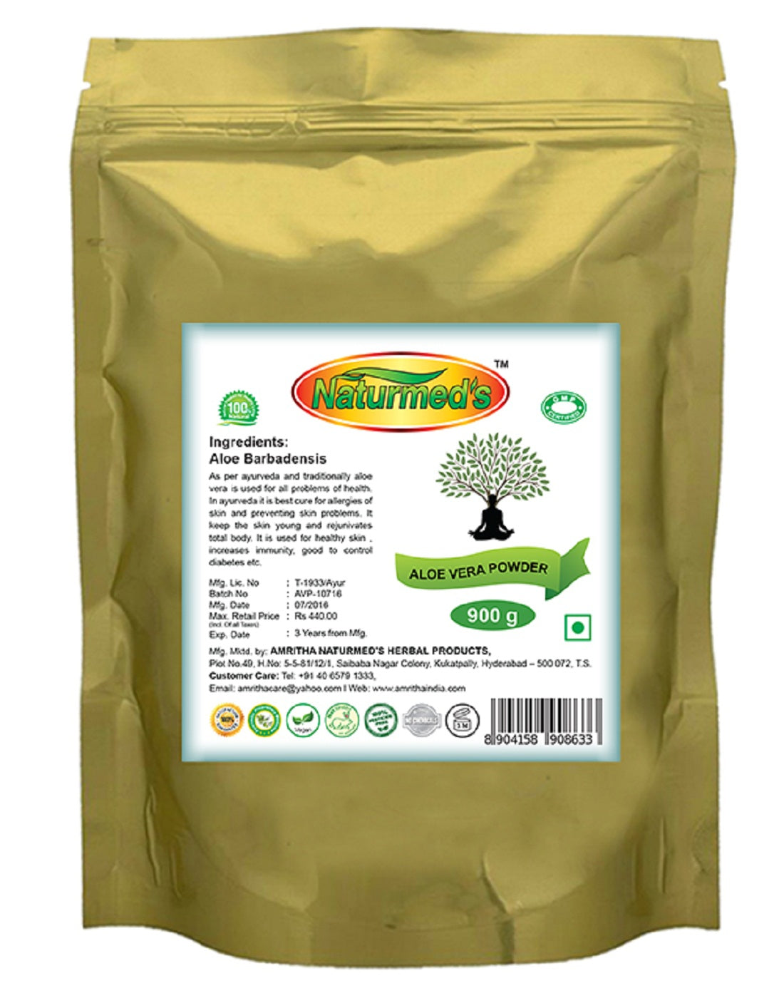 NATURMED'S ALOE VERA POWDER