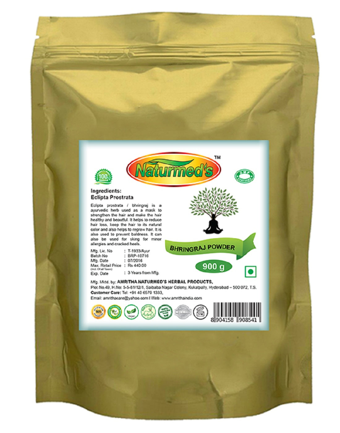 NATURMED'S BHRINGRAJ POWDER