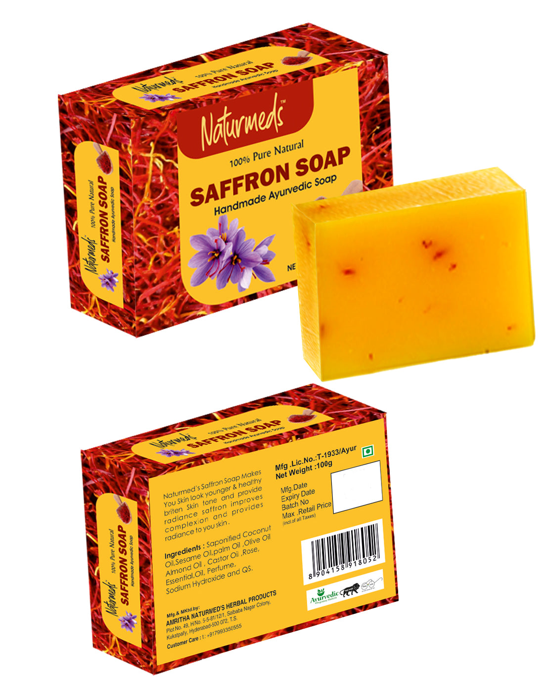 Naturmed's Saffron Soap